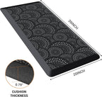 Mattitude 4/5 Inch Kitchen Mat, 20x38in Heavy Duty Ergonomic Comfort Foam - Image 2