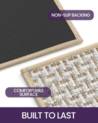DEXI Hallway Runner Rug 2'4"x8', Non Slip Rubber Backed Runners Carpet - Image 4