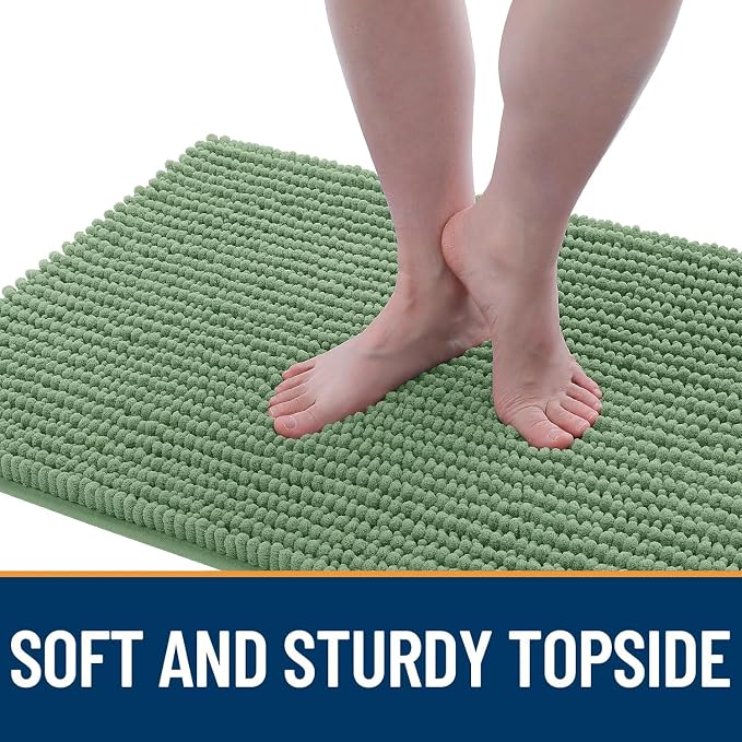 OLANLY Dog Door Mat for Muddy Paws 24x16, Ultra Absorbent Chenille Mud Doormat - Image 3