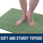 OLANLY Dog Door Mat for Muddy Paws 30x20, Ultra Absorbent Chenille Mud Doormat - Image 3