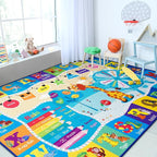Chicrug Educational Kid Area Rug by ChicrugHomeDecor