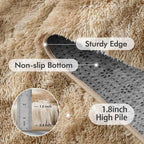 Area Rugs for Living Room, Tie-Dyed 4x6 Feet Soft Fluffy Shagg Plush Rug High - Image 5