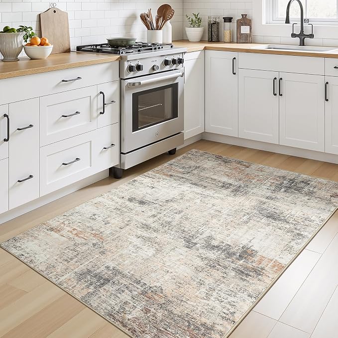 Lofus 3x5 Area Rug for Entryway, Washablee Soft Rugs for Bedroom, Living Room - Image 3