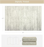 Srugn Washable Rugs 6x9 Area Rugs - Image 2