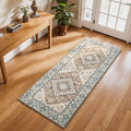 Lessymo 2 x 5 Runner Rug, Machine Washable Area Rugs Boho Faux Wool Low Pile by Lessymo