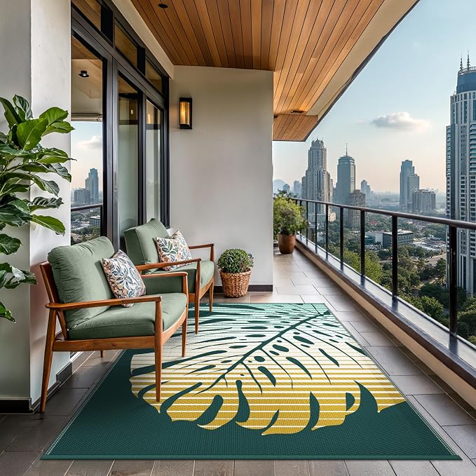 GENIMO Outdoor Rug 6' x 9' Waterproof - Image 4