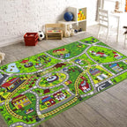 Booooom Jackson Kids' Train & City Rug by BooooomJackson