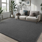 Pettop 5x7 ft Dark Grey Area Rugs - Image 3