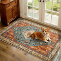 SERISSA 2x4 Boho Rugs for Entryway, Washable Non-Slip Kitchen Runner Rug by SERISSAHomeDecorCollection