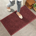 HIYARD Sturdy Front Door Mat, Absorbent Muddy Dirt Resist Welcome Door Mats by HIYARD
