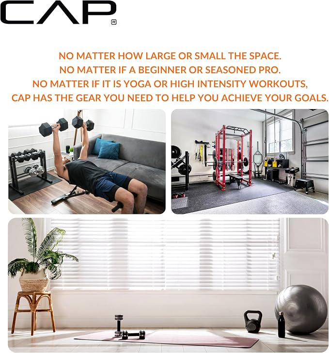 CAP Barbell 1/2-Inch High Density Exercise Yoga Mat - Image 8
