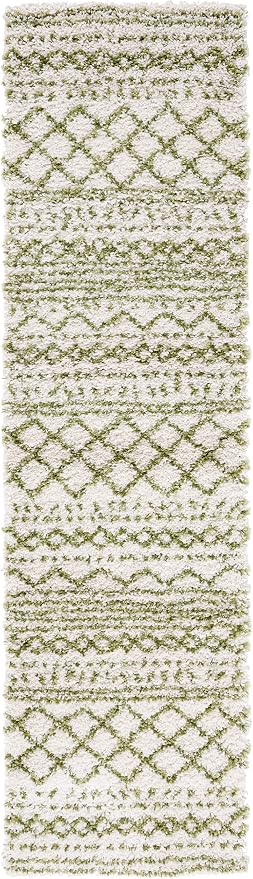 SAFAVIEH Arizona Shag Collection Runner Rug - Image 3