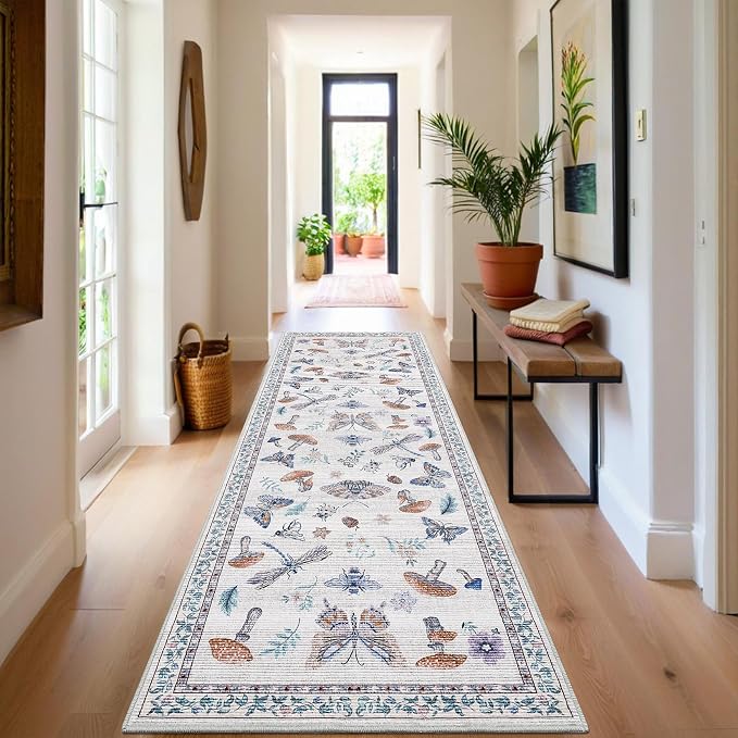 2.5x8 Runner Rug for Hallway Washable Kitchen Rugs Non Slip - Image 2