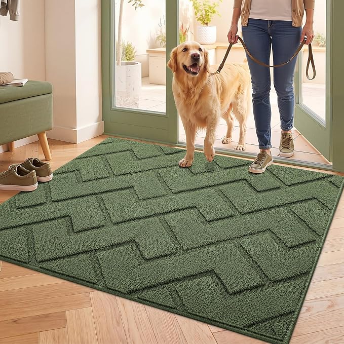 hicorfe Front Door Mat Outside Entrance, Stain and Fade Resistant, Non Slip by Hicorfe