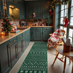 Lahome Christmas Runner Rug for Hallway 2x8 Non Slip Soft Long Kitchen Carpet - Image 4