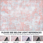 Pink Rug Carpet 6x9 Area Rugs for Bedroom Girls: Washable Modern Rug for Living - Image 7