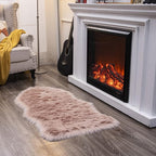 EasyJoy Ultra Soft Fluffy Shaggy Area Rug Faux Fur Rug Chair Cover Seat Pad - Image 5