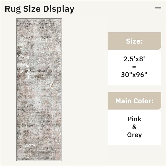 Soalmost Washable Runner Rug - Image 5