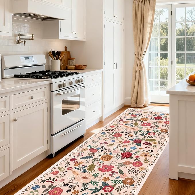 Washable 2' x 6' Runners for Hallways, Non Slip Long Floor Runner for Kitchen - Image 2