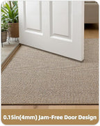 Color&Geometry Ultra Thin Indoor Door Mat 24"x36", Non Slip Rubber Backed Dirt - Image 3