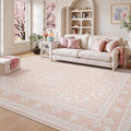 Lessymo 8 x 10 Area Rugs for Living Room, Machine Washable Area Rugs Boho Faux by Lessymo