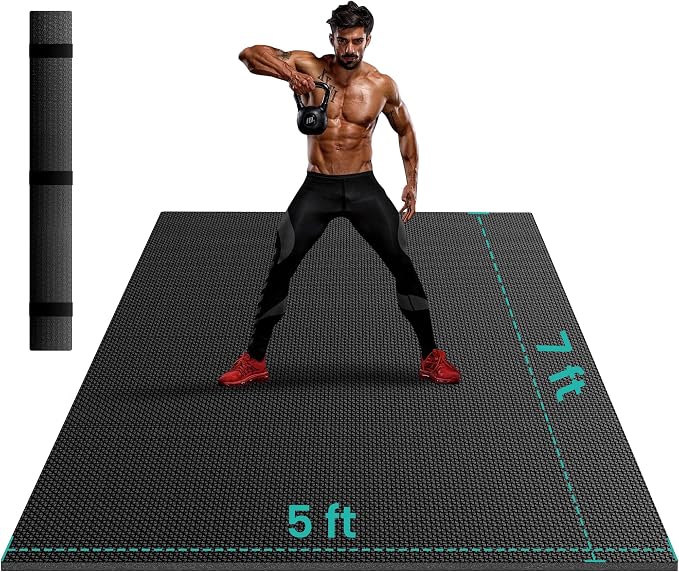 Stepwaver Extra Large Exercise Mat, Ultra Durable, High-Density Gym Mat by Stepwaver