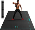 Stepwaver Extra Large Exercise Mat, Ultra Durable, High-Density Gym Mat by Stepwaver