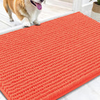 OLANLY Dog Door Mat for Muddy Paws 34x21, Ultra Absorbent Chenille Mud Doormat by OLANLY