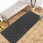 PURRUGS Dirt Trapping Door Mat 24" x 59", Non-Slip Machine Washable Entry Rug by PURRUGS