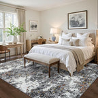 8x10 Area Rug for Living Room Bedroom: Large Washable Rug - Image 3