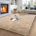 qulint 5x7 Area Rugs for Living Room, Fluffy Shaggy Rug for Bedroom Modern by QULINT