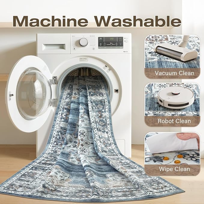 7x9 Washable Area Rug - Image 2