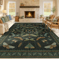 Hazo Haus Green Living Room Rug by HazoHaus