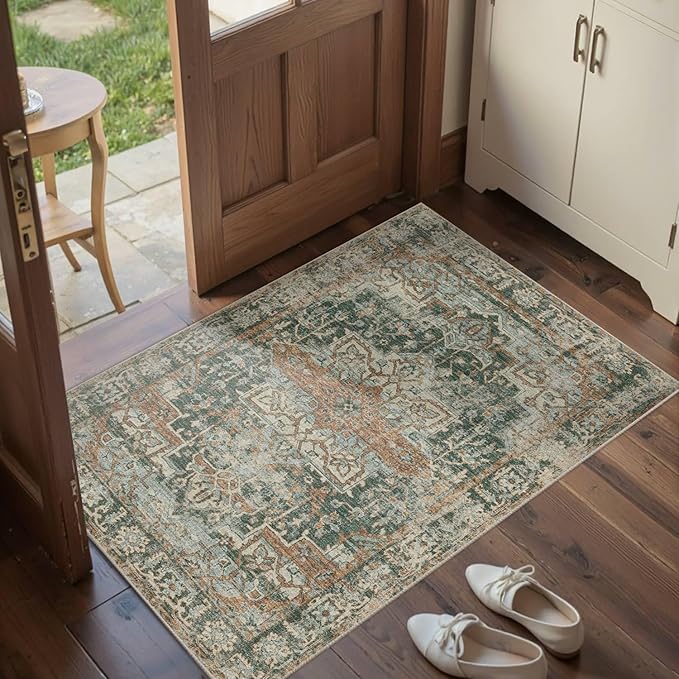 Rugxara Entryway Rug Door Mat, Washable Samll 2x3 Rug, Non Slip Area Rugs by Rugxara