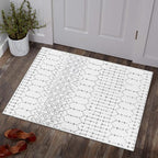 Lahome Moroccan Entryway Washable Rugs 2x3 Non-Slip Thin Kitchen Rug Throw by Lahome