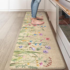 KIMODE Anti Fatigue Kitchen Mat, Cushioned Farmhouse Kitchen Runner, Non Slip by StayinComfortCookwithJoy