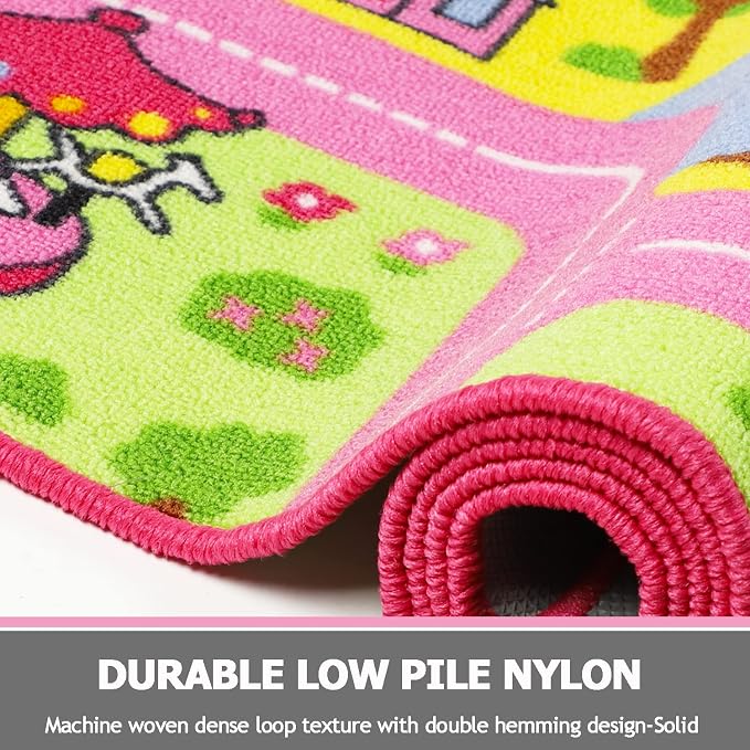 Capslpad Kids Play Rug 6.6x5.0 ft Large Size Kids Rug - Image 6