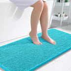 OLANLY Large Bathroom Rugs 50x30, Extra Soft Absorbent Chenille Bath Rugs by OLANLY