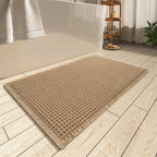 AMOAMI Upgraded Waffle Bath Mat, Super Absorbent Non Slip Bath Mats by AMOAMI