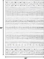 cotiled 5x8 Area Rugs Living Room Rug: Washable Boho Rugs - Image 2