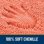 OLANLY Bathroom Rugs 36x24, Extra Soft Absorbent Chenille Bath Rugs, Rubber - Image 3