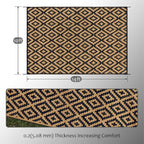 SAND MINE Reversible Mats, Plastic Straw Rug, Modern Area Rug, Large Floor Mat - Image 2