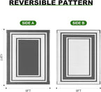 RURALITY Outdoor Rug 9x12 Waterproof - Image 2