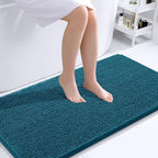 OLANLY Bathroom Runner Rugs 44x24, Soft Absorbent Chenille Bath Rugs, Rubber by OLANLY