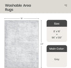 Valenrug Washable Rugs 8x10 - Image 2