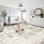 XLUEZ 9x12 Area Rug for Living Room, Washable Modern Abstract Large Area Rug - Image 7