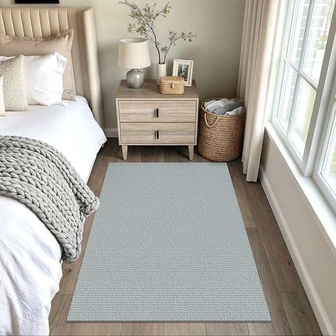 EARTHALL Washable Area Rug 4x5 Ft Non Slip Rugs - Image 6