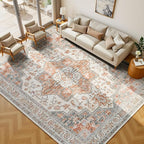 Lessymo 9×12 Area Rugs Washable by Lessymo