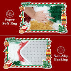 Christmas Area Rug 6x9 for Bedroom Living Room, Checkered Shag Rug Fuzzy Shaggy - Image 6