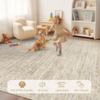 Washable Rug 5x7 Area Rugs: Modern Geometric Rugs - Image 4
